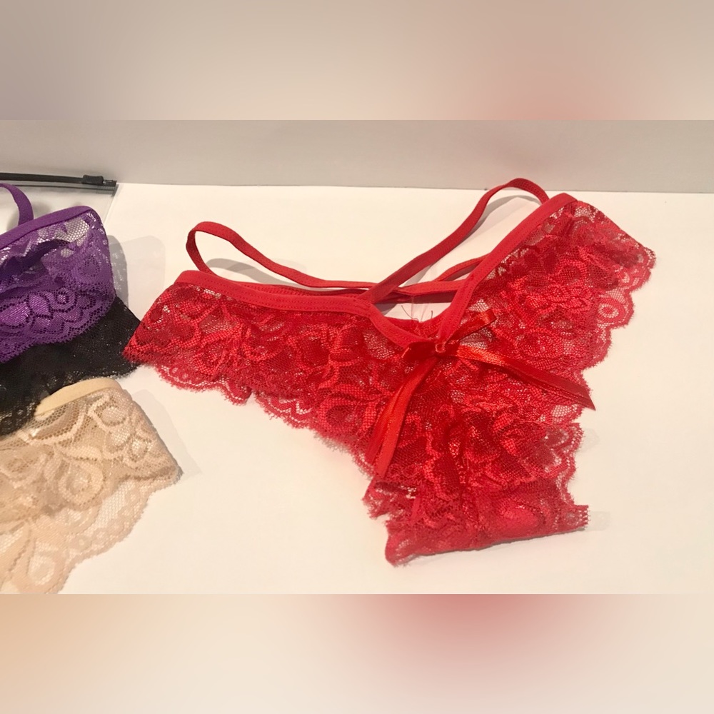 Womens Strappy Sexy 5 pack Panties NWT - Picture 6 of 12